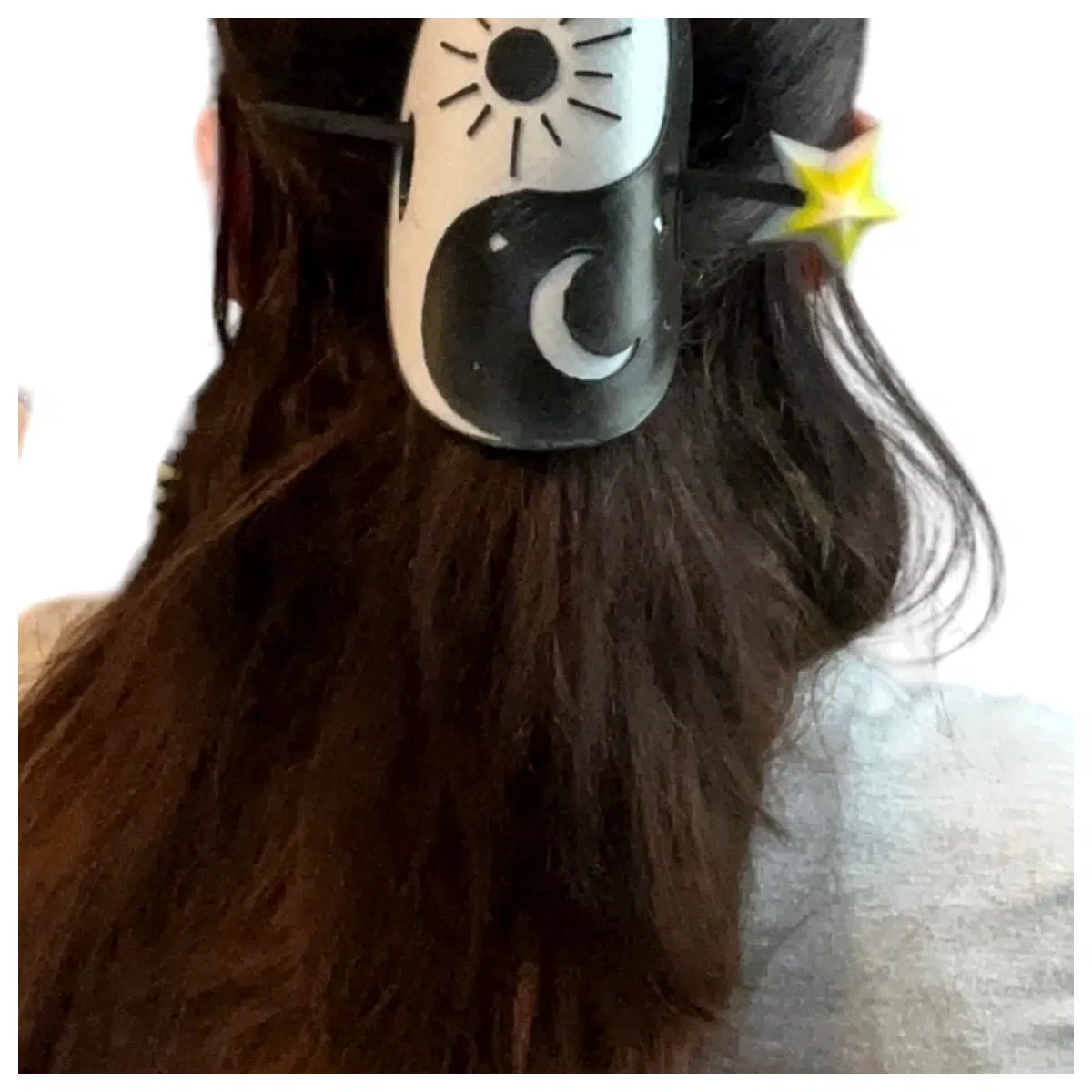 moon sun hair clips with stars for women boho sky barrettes