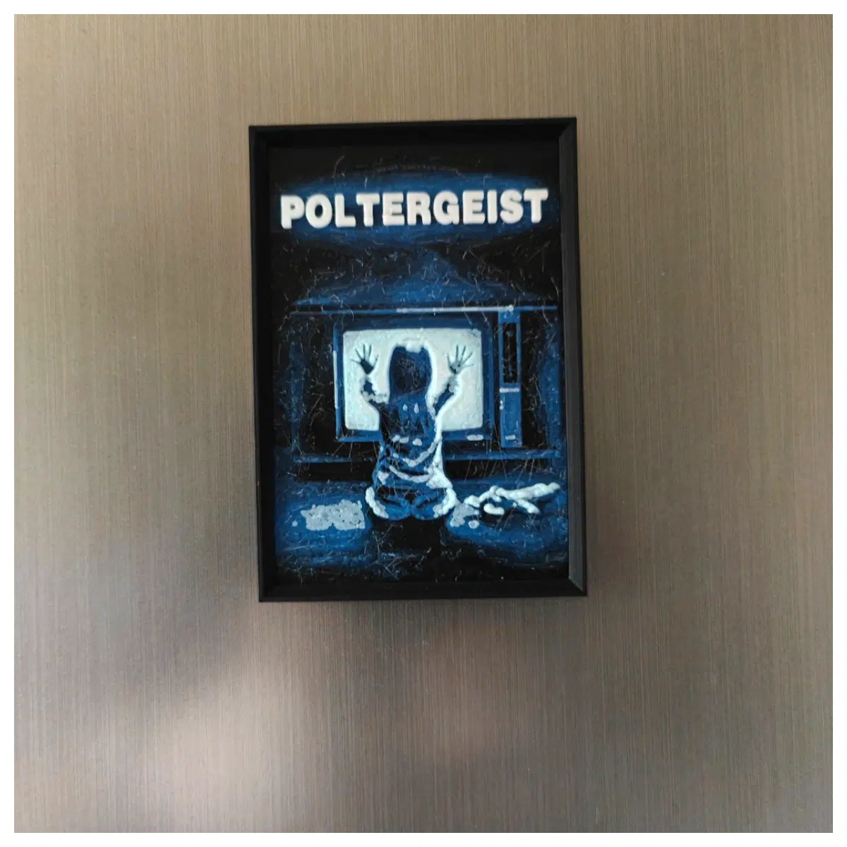 horror movie poster fridge magnet spooky ghost decor haunted house party supplies gothic wall art sticker