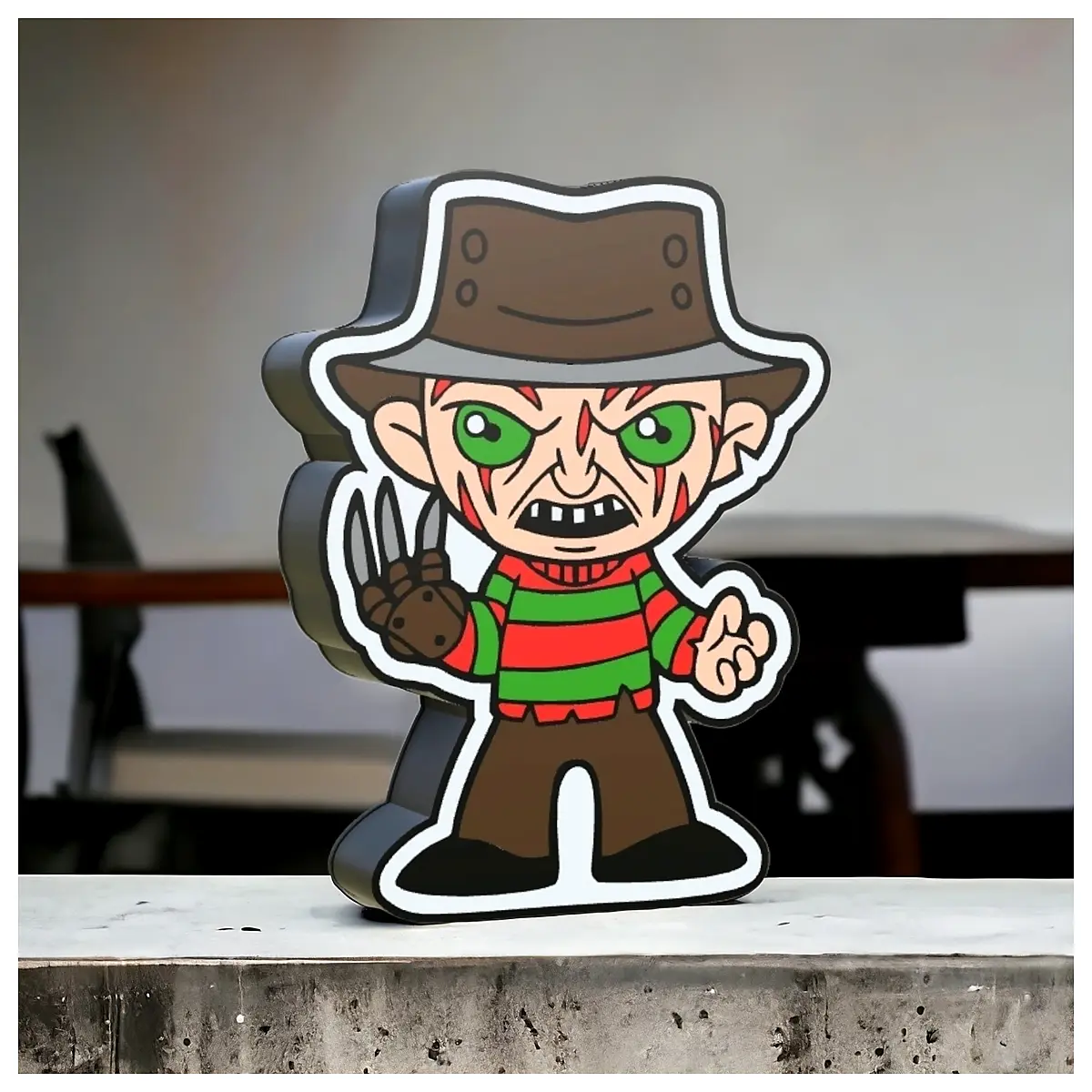 Freddy Krueger s Nightmare on Elm Street Box Horror Movie Collectible Childhood Memories Eerie Art Dark Theme Decor Collector s Piece