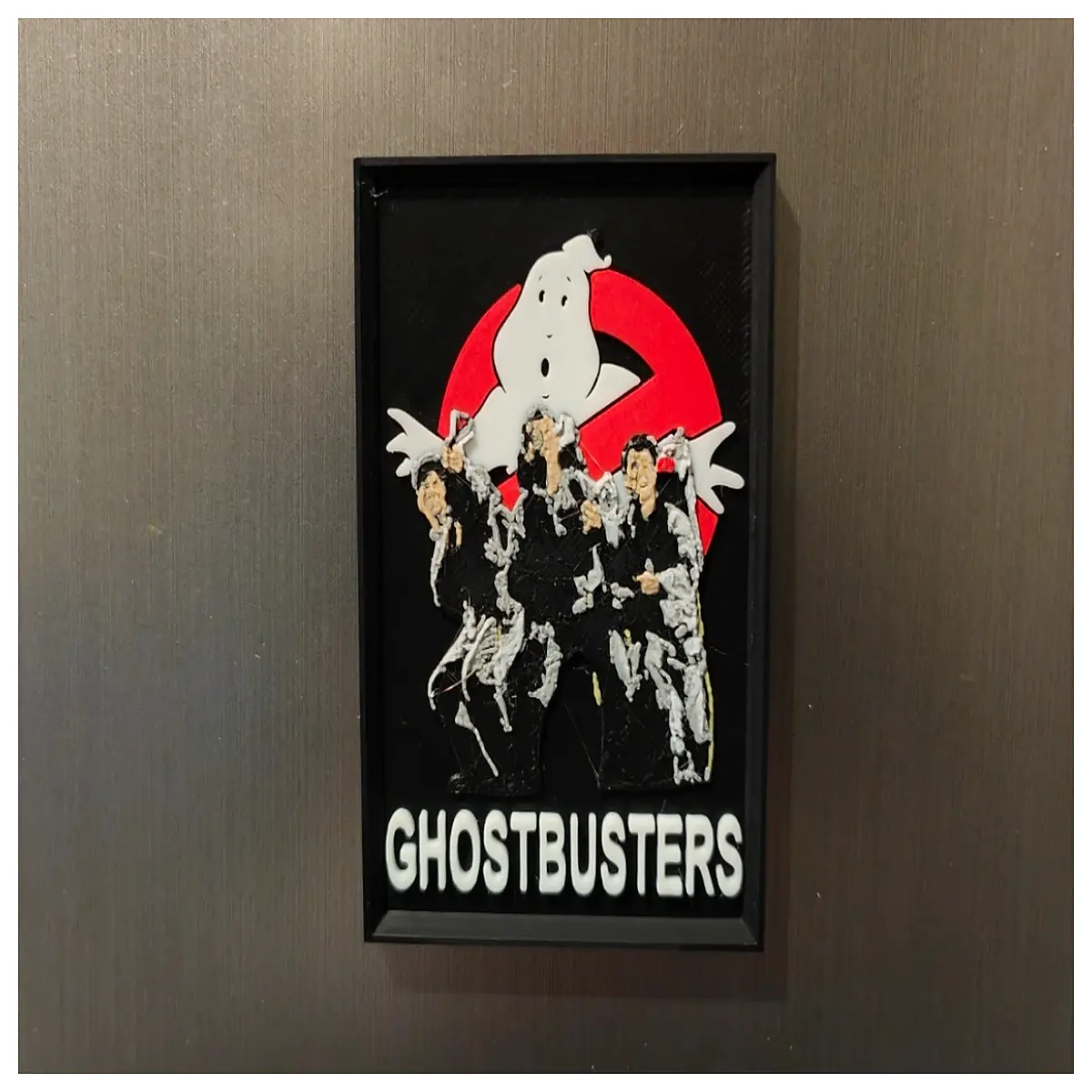 Ghostbusters Poster Magnet Fridge Decal Movie Decor Ghost Removal Anime Collectible