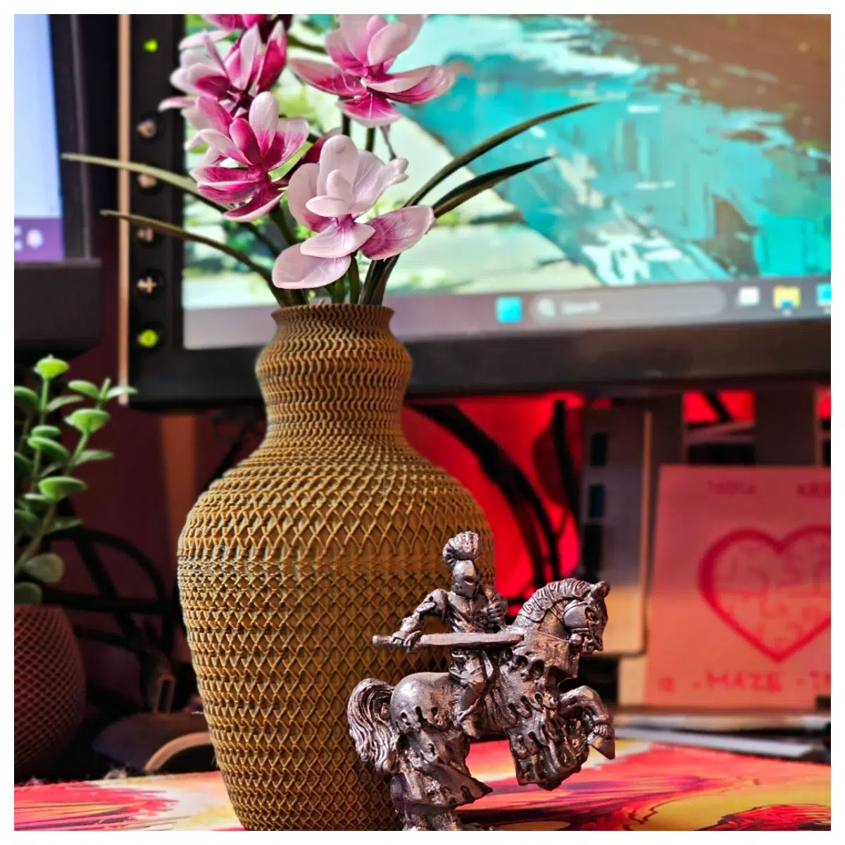 triangulum stella vase roman urn style home decor modern geometric ceramic planter for living room table centerpiece