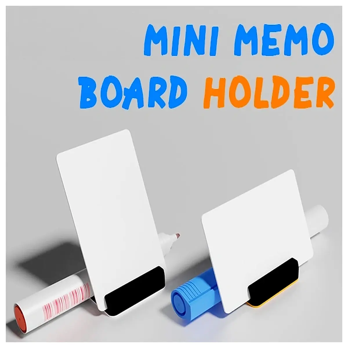 mini whiteboard with marker holder for desk organization small memo board clip portable notes for office home study