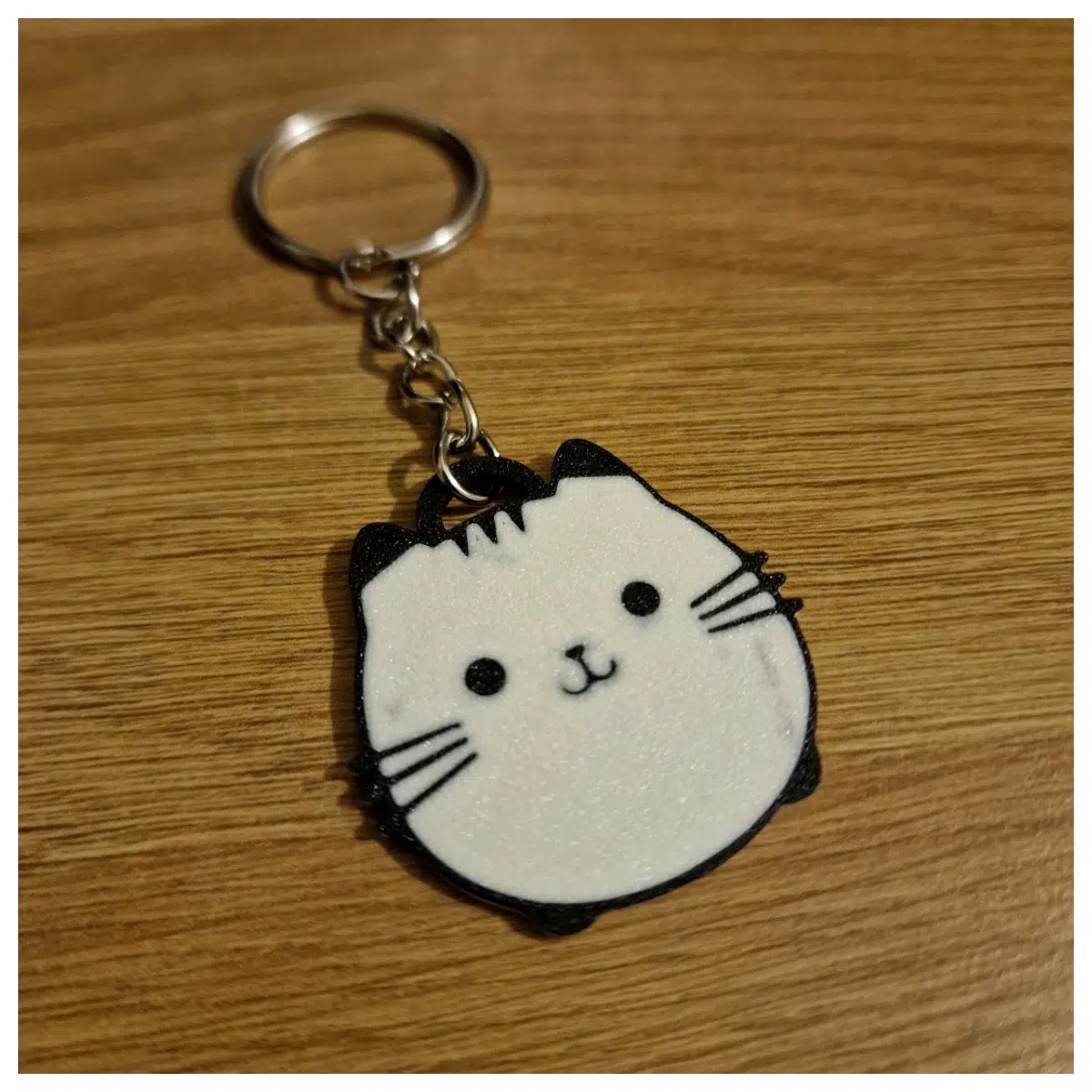 Cute Cat Keychain Adorable Kitten Charm Cat Accessory Pet Memorial Gift Gift Choice Cat Lover