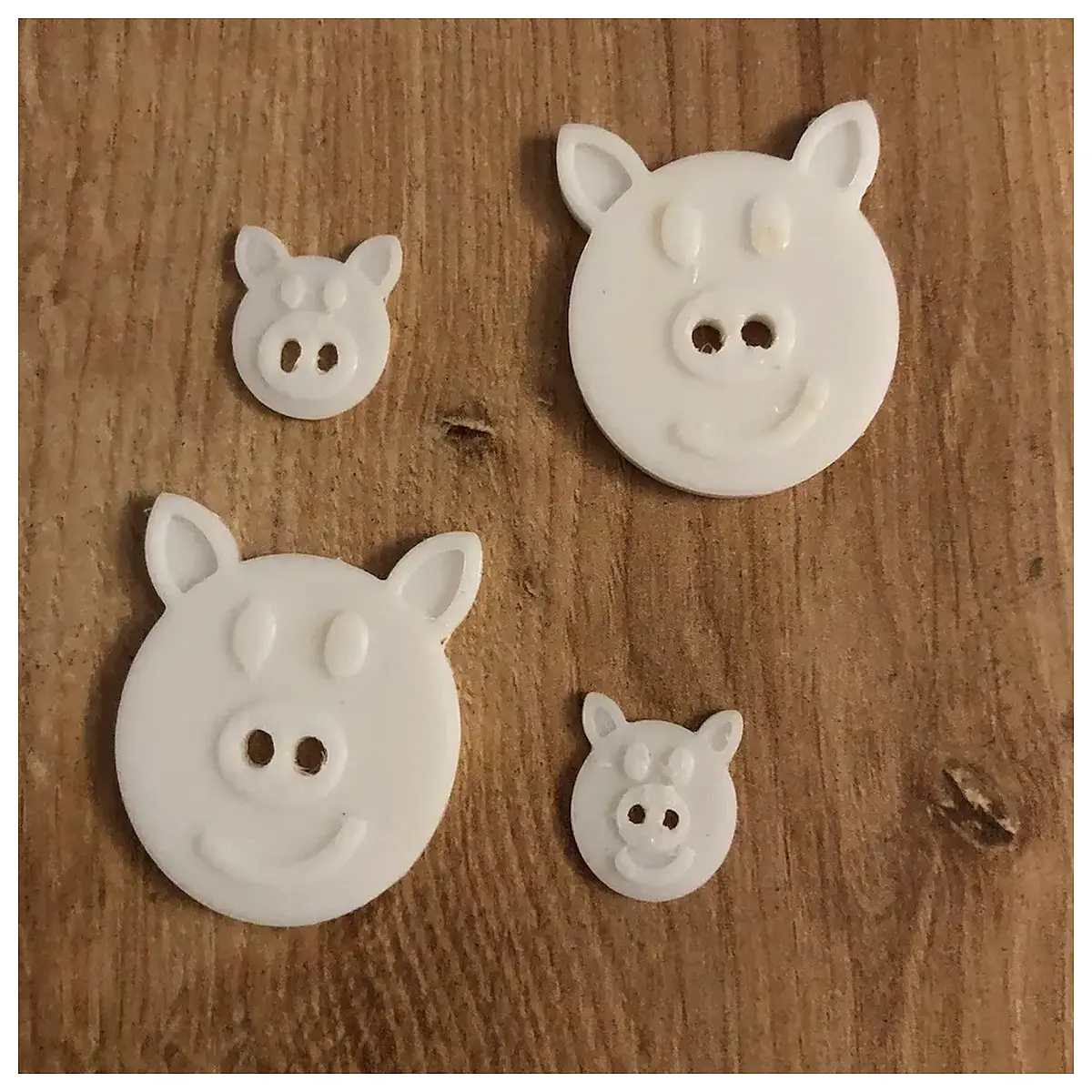 cute pig button for sewing projects animal shape snap fastener craft supplies for kids clothes and diy accessories