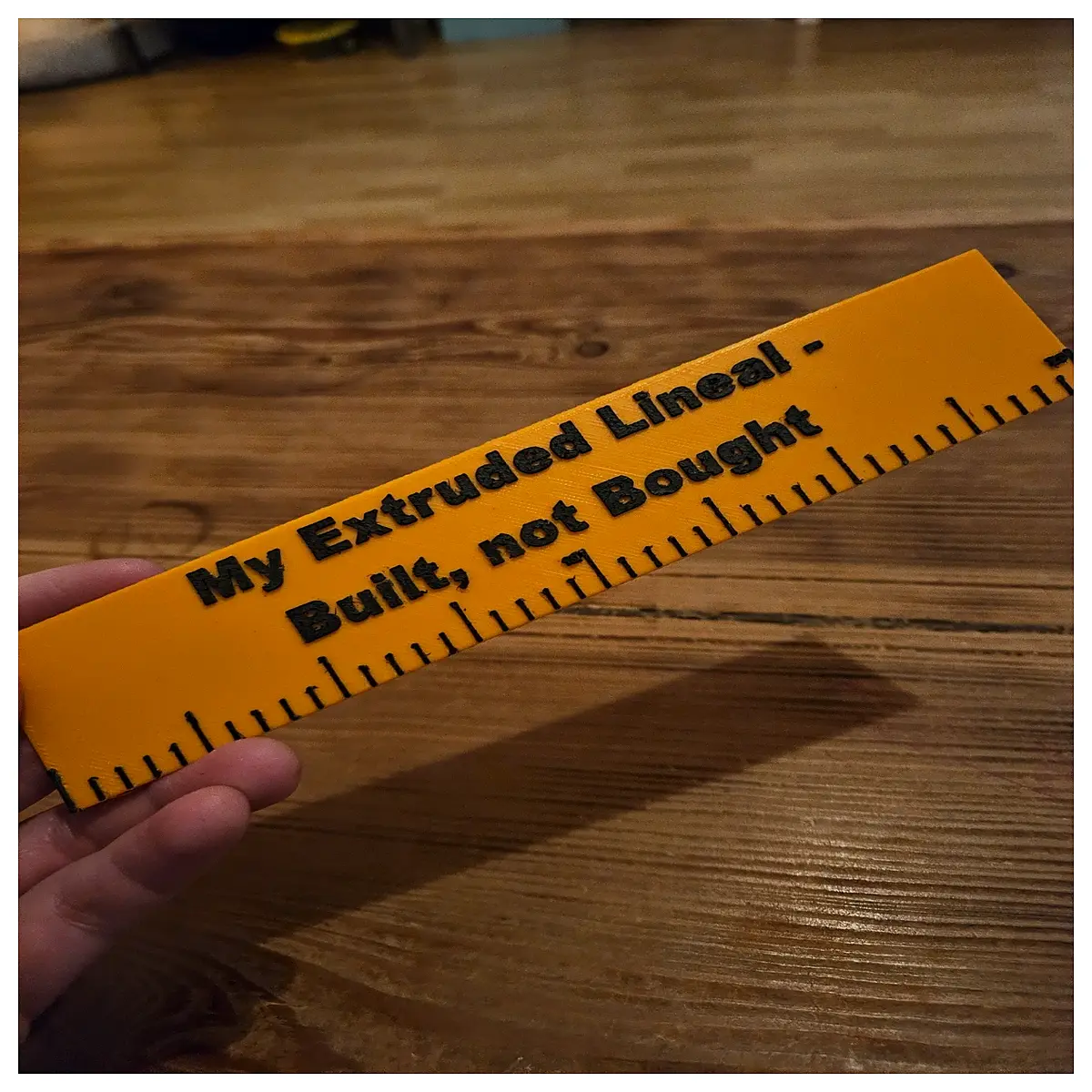 Measuring Ruler 20cm 10 inches DIY Craft Tool Measurement Gauge Self Made Non Purchased