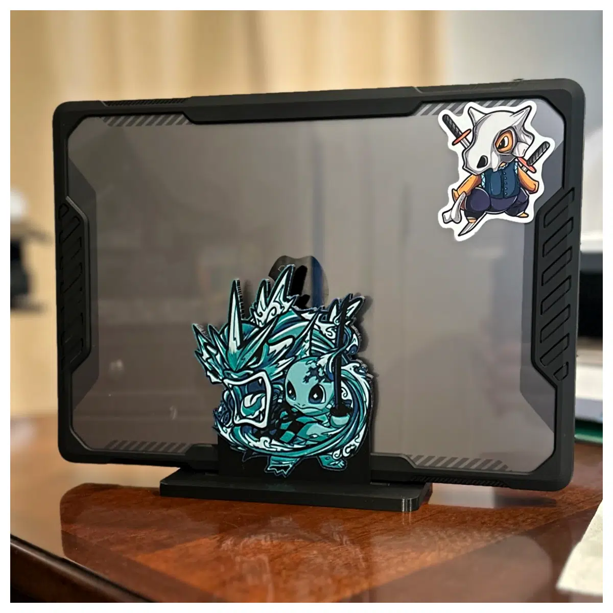 Squirrel Notebook Stand Desk Holder Clip Student Shelf Creative Decoration Anime Accessory
