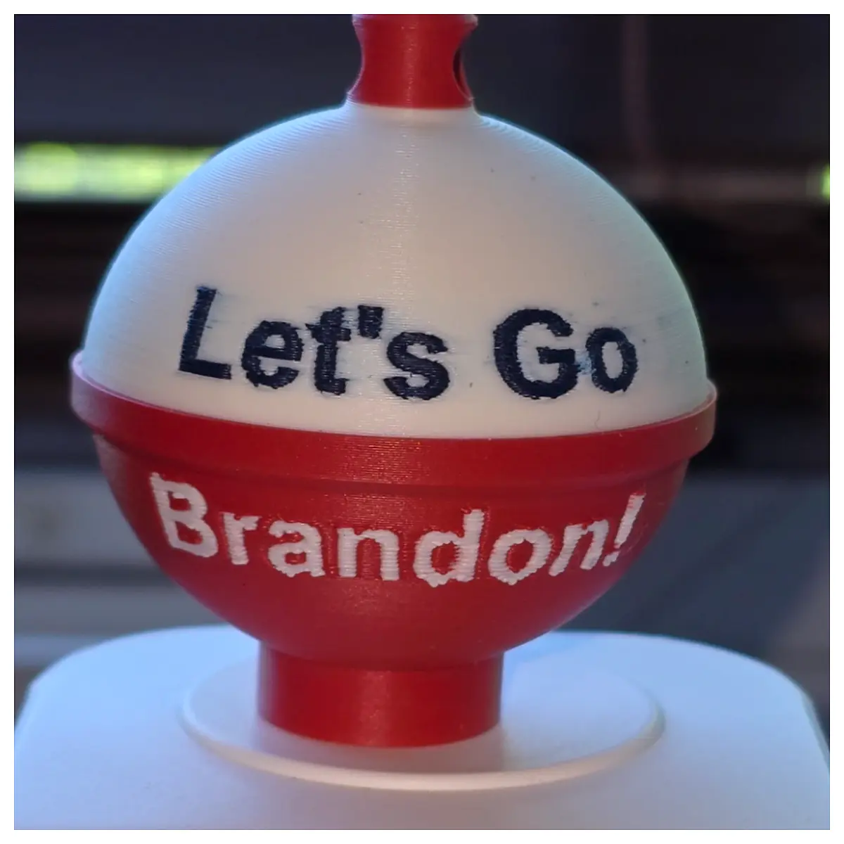 Floating Keychain Let Brandon Go Buoy Charm Memorial Keyring Gag Gift Funny Present for Friends