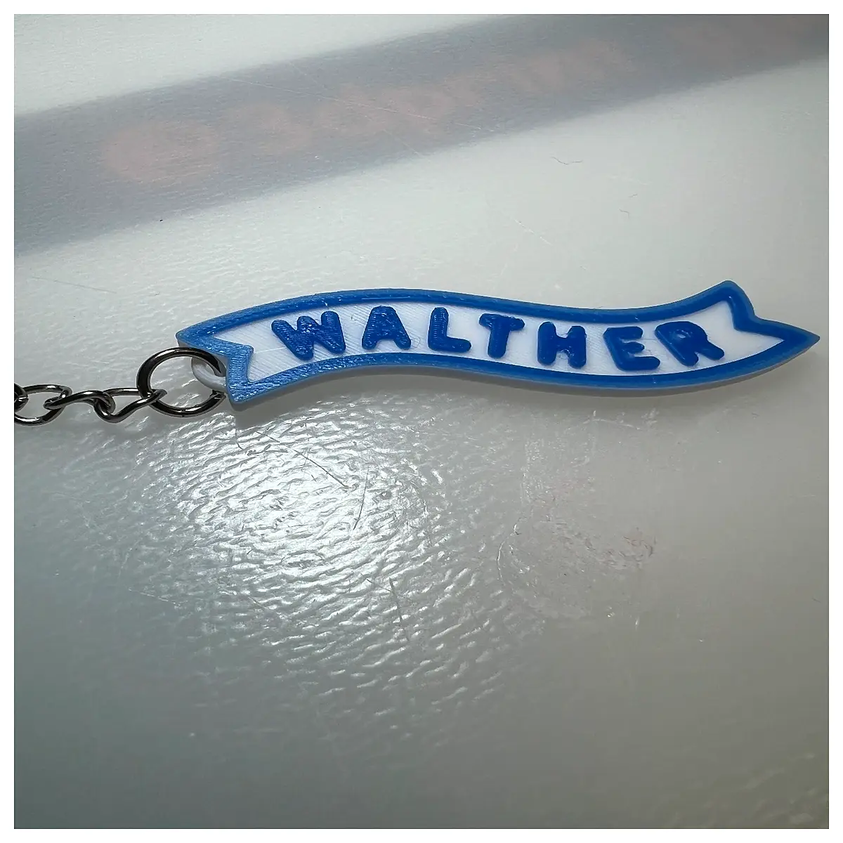Walter Keychain Fun Personality Design Car Decoration Key Chain Accessories Creative Gift Memorial Key Ring