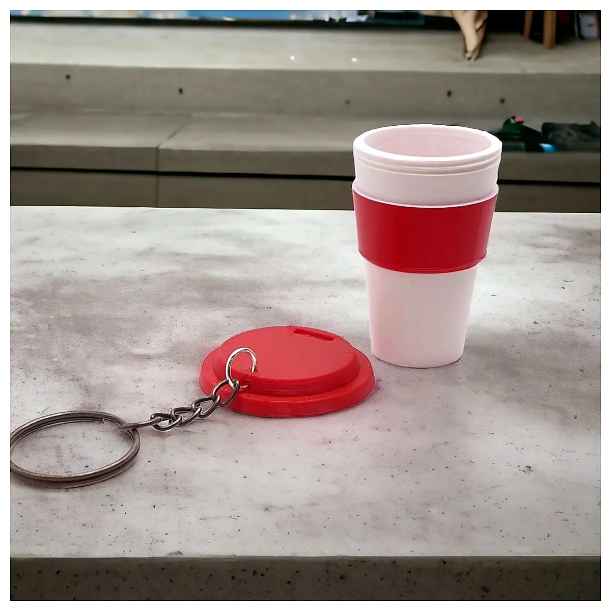 Coffee Capsule Candy Box Keychain Personalized Decoration Coffee Lover Gift Creative Small Figurine Coffee Accessories