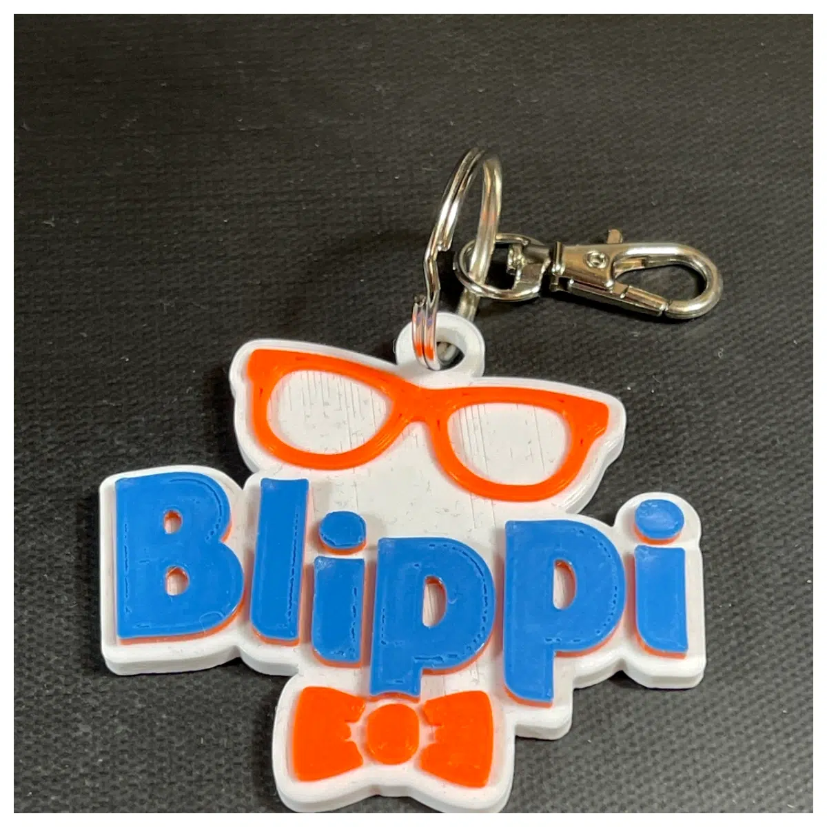 Blippi Keychain Kids Toy Accessories Mini Keychain Bright Keychain Gift Collection Item