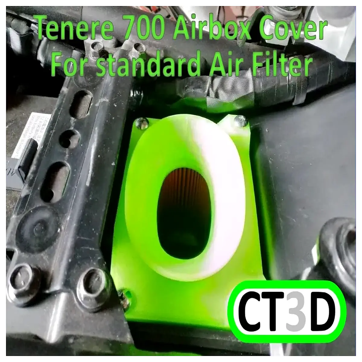 Tenere 700 Airbox Cover Motorcycle Part Protection Durable Replacement Bike Accessories Intake Guard