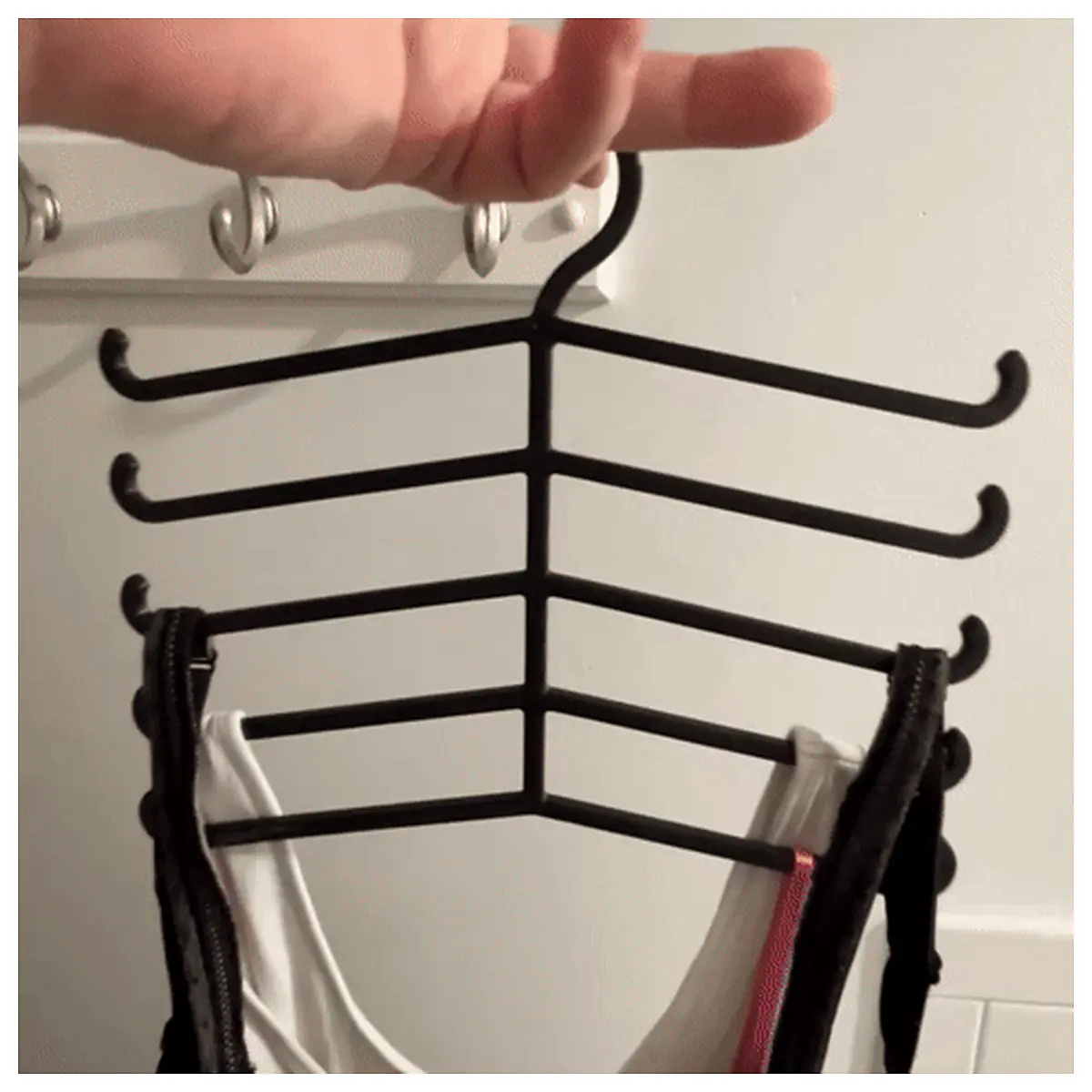 hangers for bras with thin straps velvet bra hangers non slip wire lingerie hooks closet organizer for delicate tops