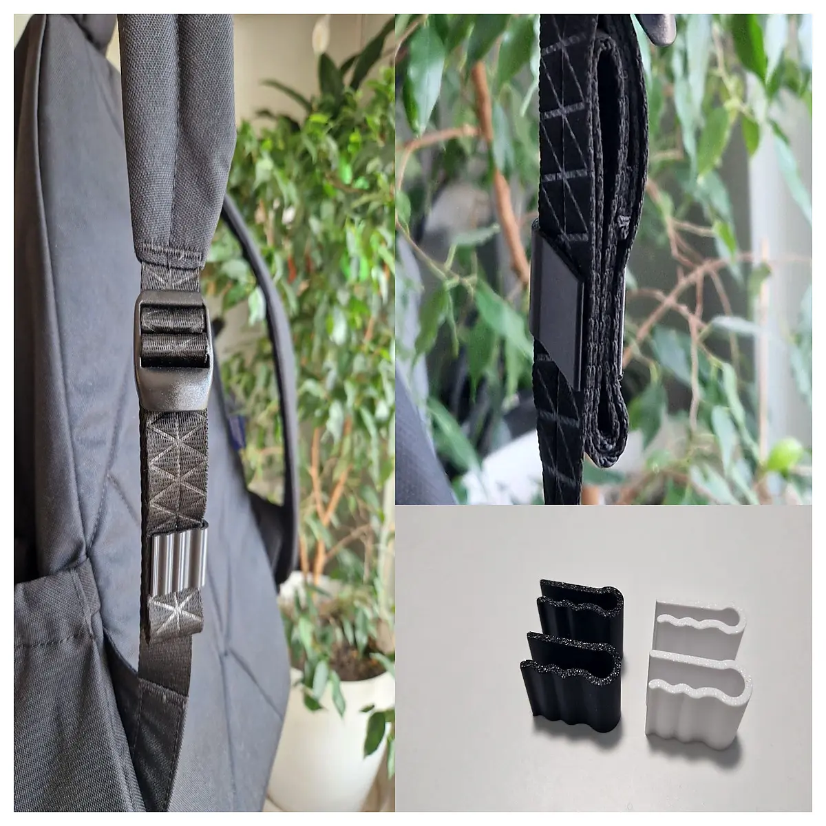 bag strap buckle clip replacement duty backpack adjuster slider plastic hardware