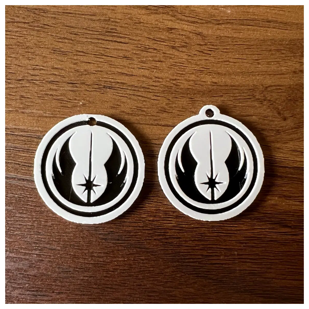 star jedi order badge keychain metal enamel pin for backpack cosplay gift