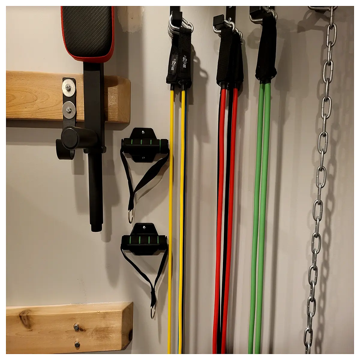 Resistance Band Handle Grip Cable Wall Mount Accessory Resistance Band Parts Fitness Equipment Holder
