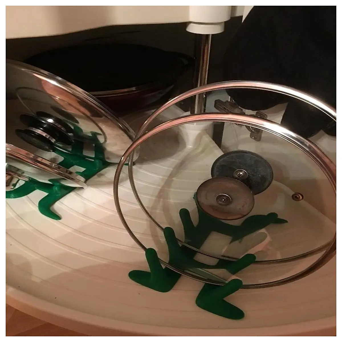 Pot Lid Holder Kitchen Utensil Heat Protection Dishware Accessory Food Container Guard Cooking Aid