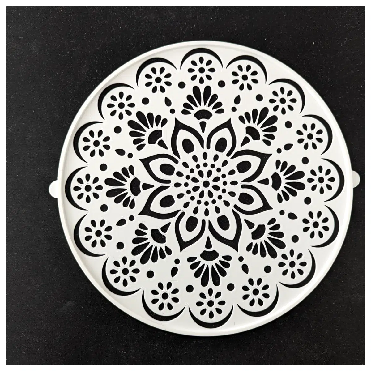 Mandala Cake 240mm Buddhist Mandala Cookie Round Dessert Making Cake Decoration Accessory