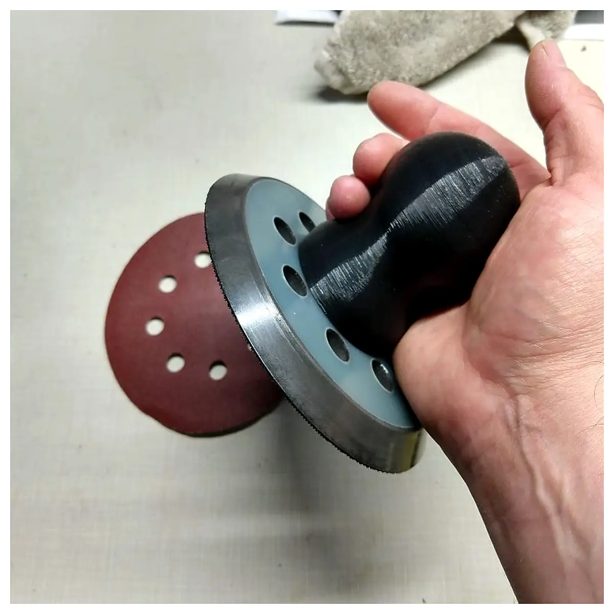Track Slotting Machine Handle Sanding Machine Accessory Replaceable Sanding Wheel Handle Track Machine Parts