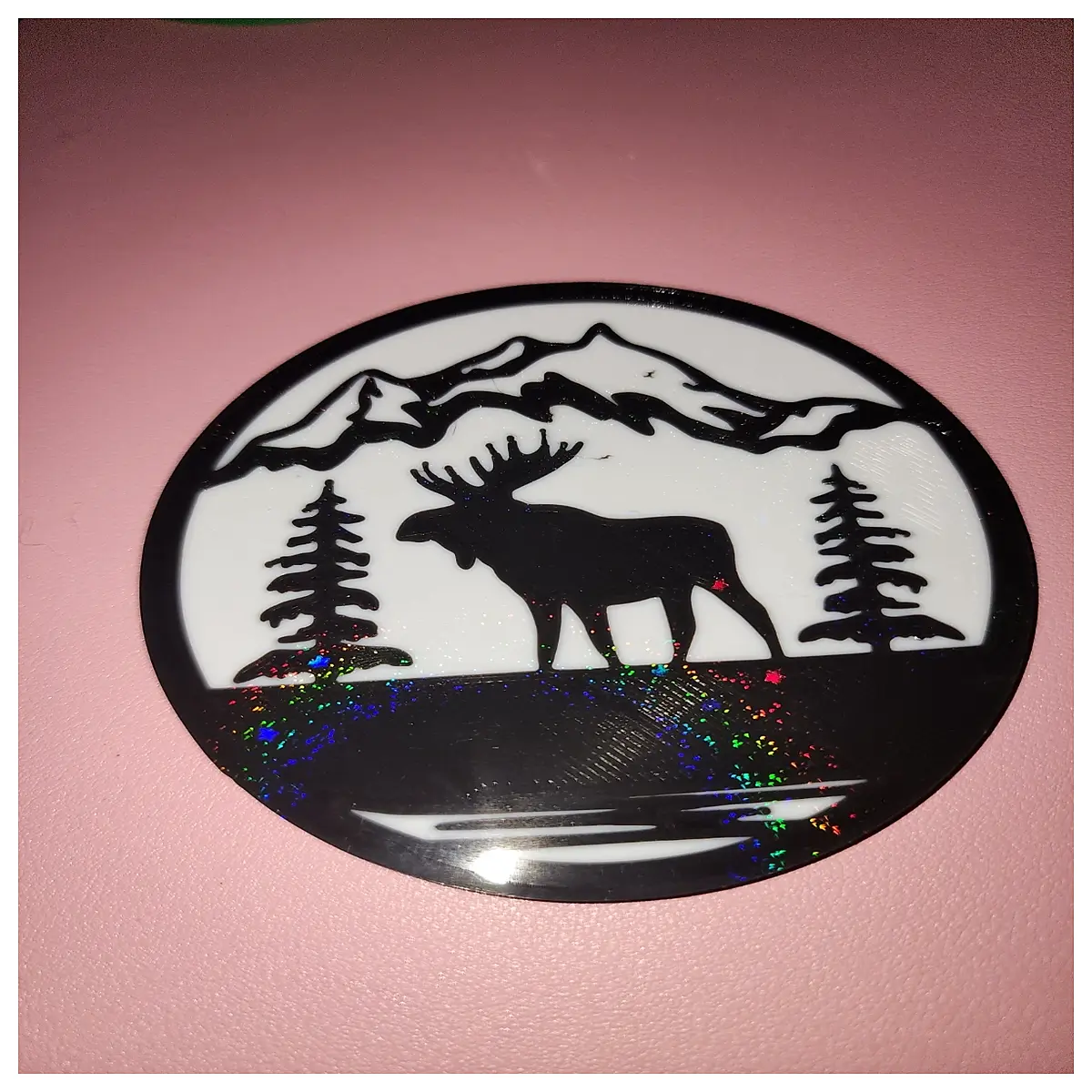 cute moose fridge magnet for kids woodland animal souvenir gift carabiner keychain holder refrigerator decoration travel keepsake