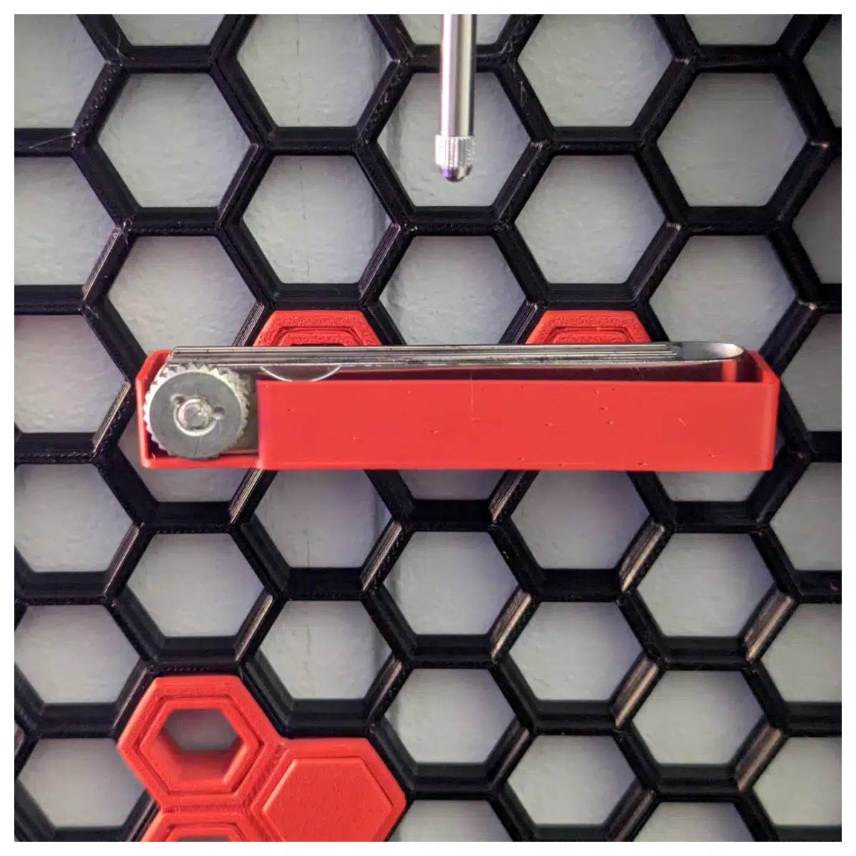 adjustable sliding bracket for honeycomb wall storage system organizer rail mount hardware