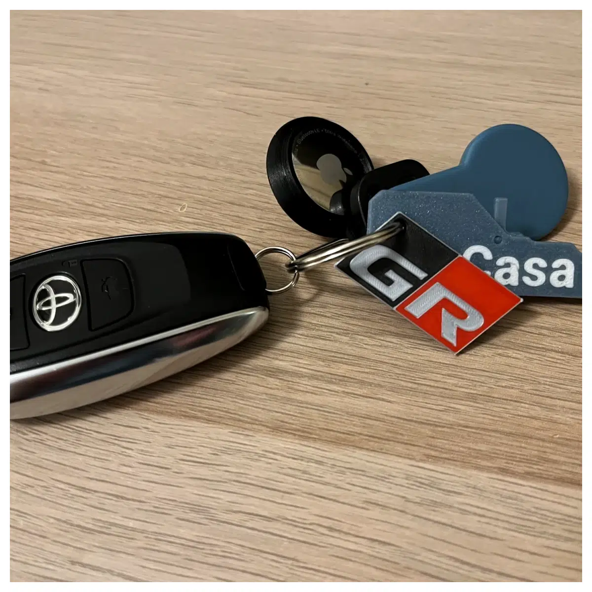 Gazoo Racing Keychain Car Parts Racing Keychains Sports Car Accessories Auto Modification Spare Parts