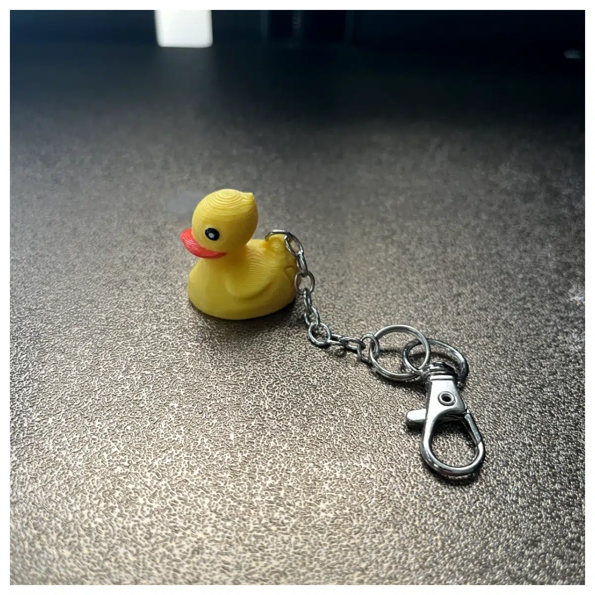 Duck Charms Keychain Decor Cute Little Duck Pendant Creative Accessory Phone Charm Friends Birthday Present