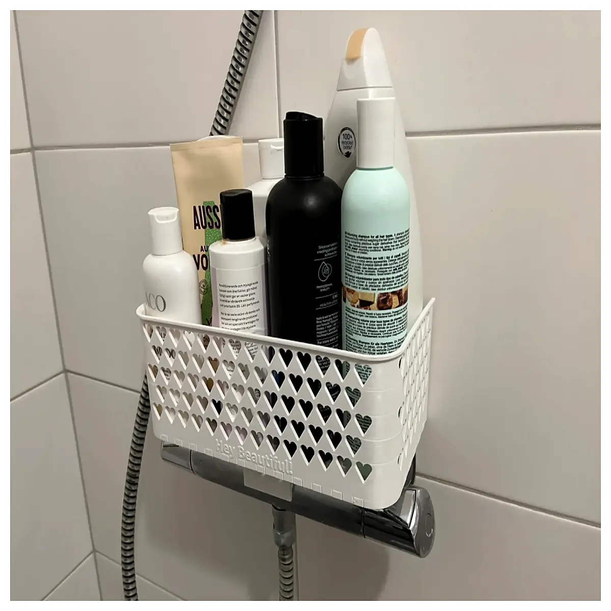 Shower Shelf Wall Mounted Storage Bathroom Organizer Shower Accessories Maximize Space Shower Caddy
