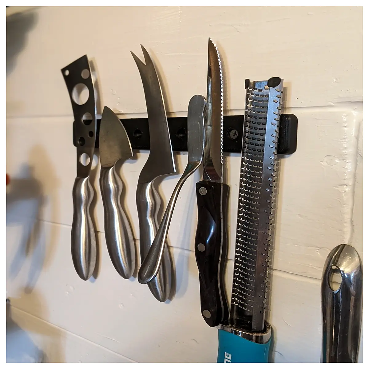 magnetic holder wall mount duty kitchen storage organizer stainless steel strip for chef tools