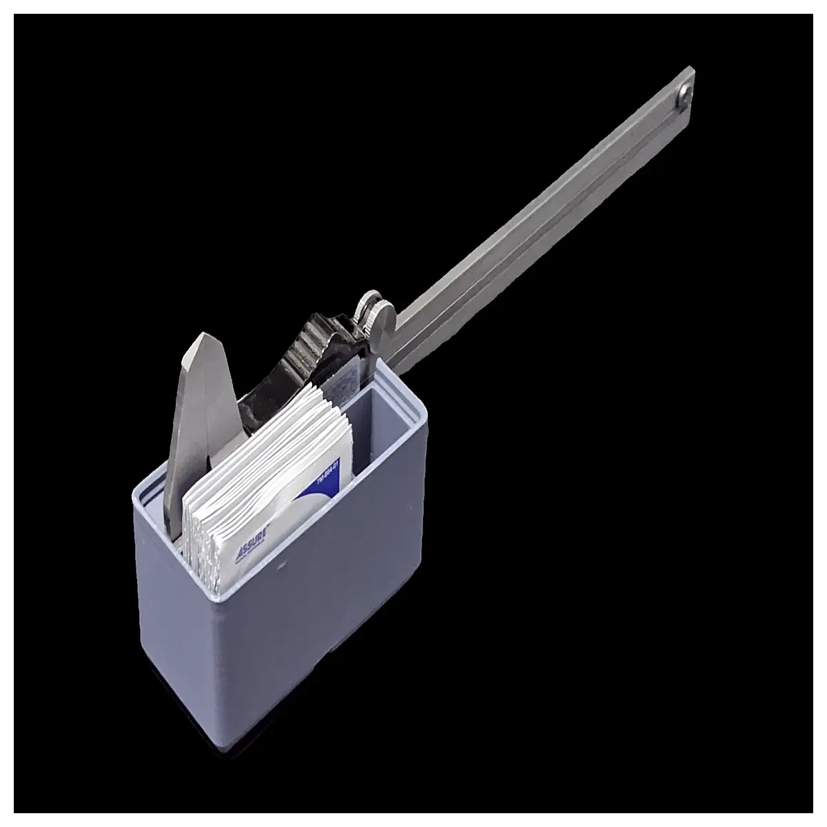 Gridfinity 1x2 Measurement Tool Caliper IPA Swabs Sample Box Lab Organizer Parts Accessories