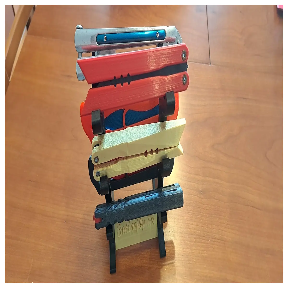 rack holder 6 slot countertop organizer for kitchen utensils storage
