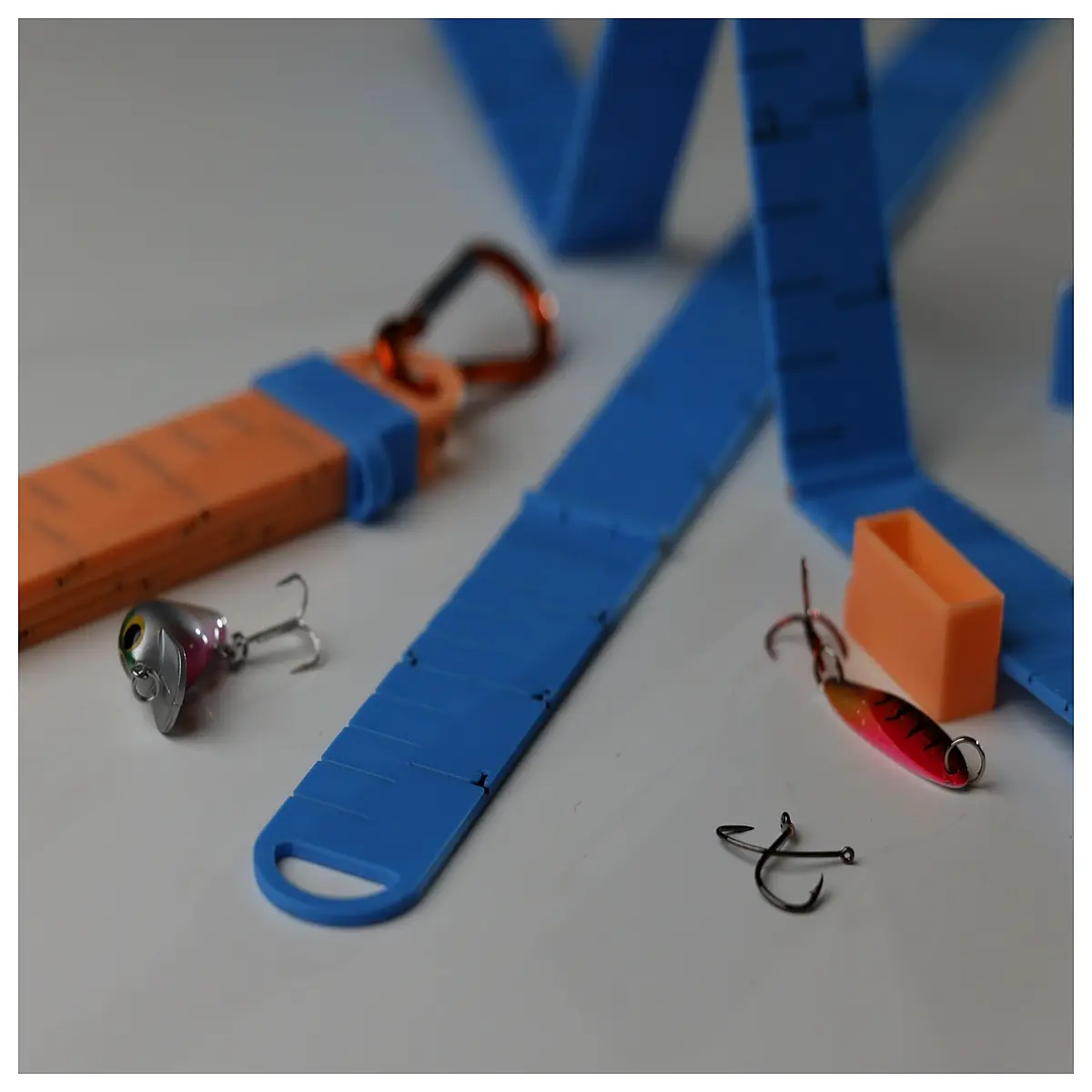 Foldable Fish Ruler Easy Measurement Tool Aquarium Fish Guide Learning Toy Underwater Teaching Fish Measurement