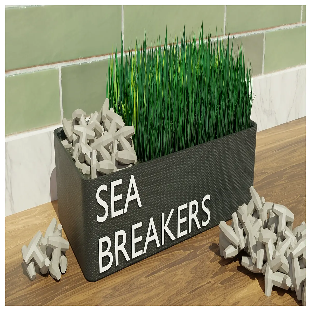 Scattered Fill Dyke Dolos Block Wave Protection Defense Breakwater Harbor Construction Dam Accessories