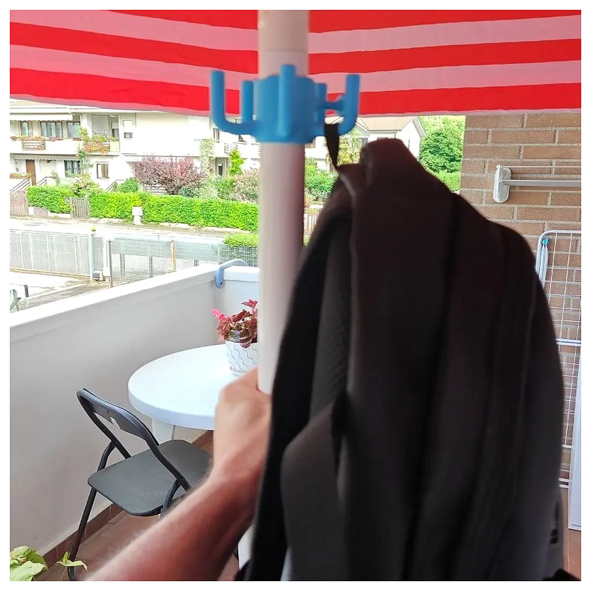 Universal Umbrella Holder Car Rearview Mirror Bracket Hanging Umbrella Holder Indoor Outdoor Umbrella Holder Easy Installation Umbrella Accessories Um