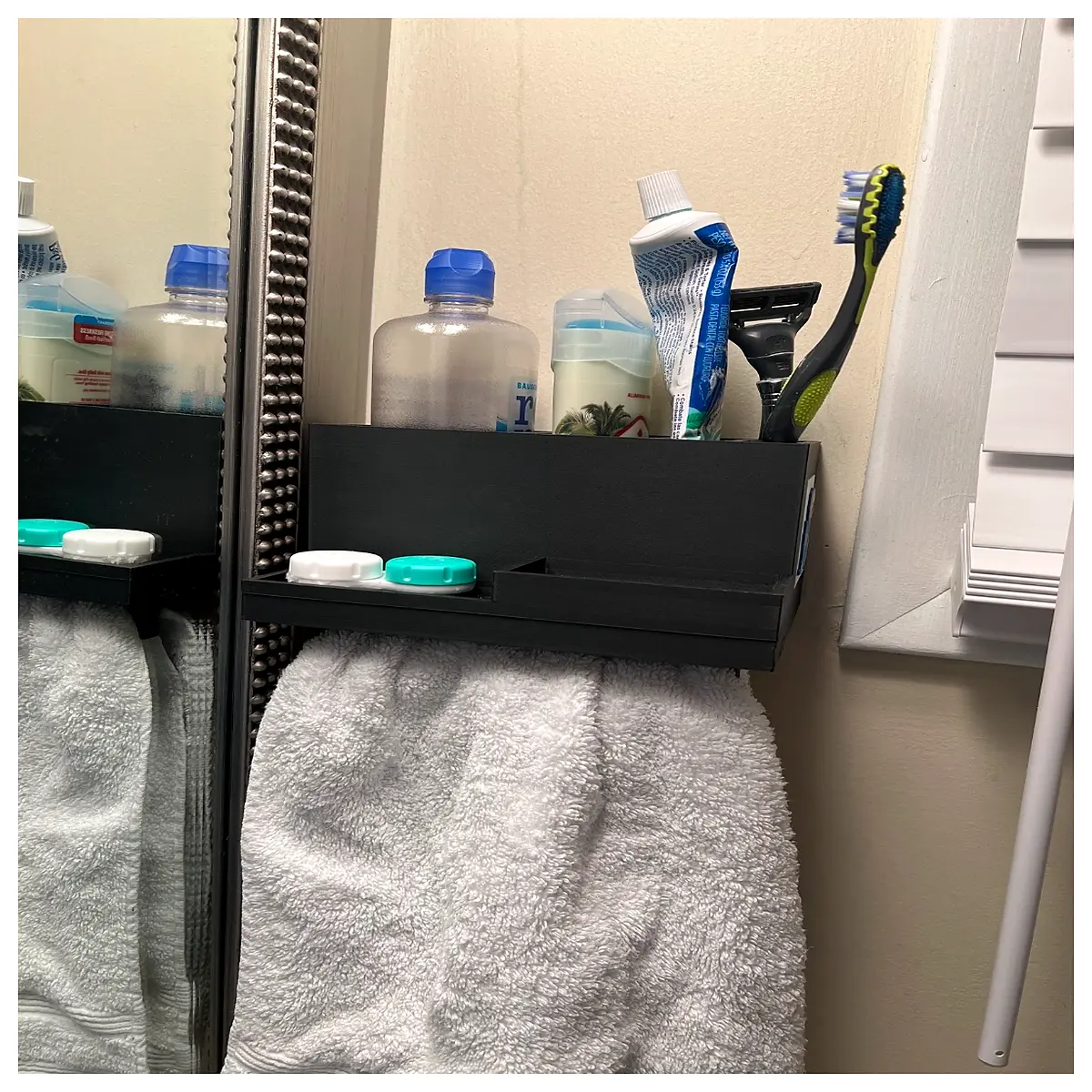 Bathroom Organizer Shower Storage Shelf System Toiletries Holder Utility Rack Bathroom Storage Solutions Kitchen Organizer