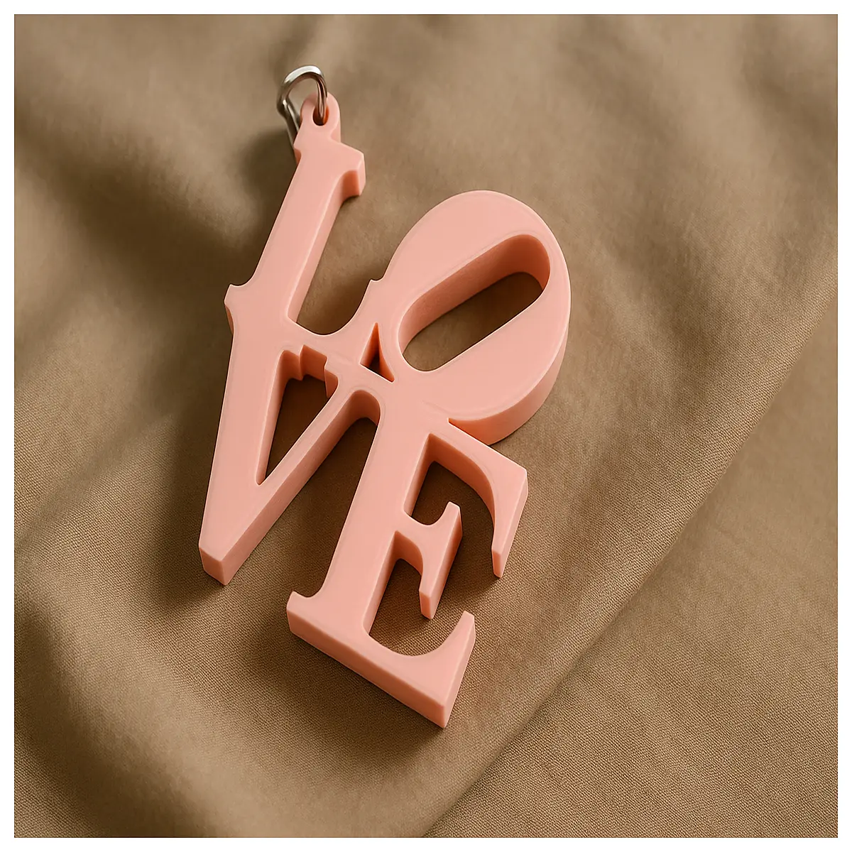 cute pendant necklace for women girls silver gold charm keychain bag accessory romantic love symbol jewelry gift