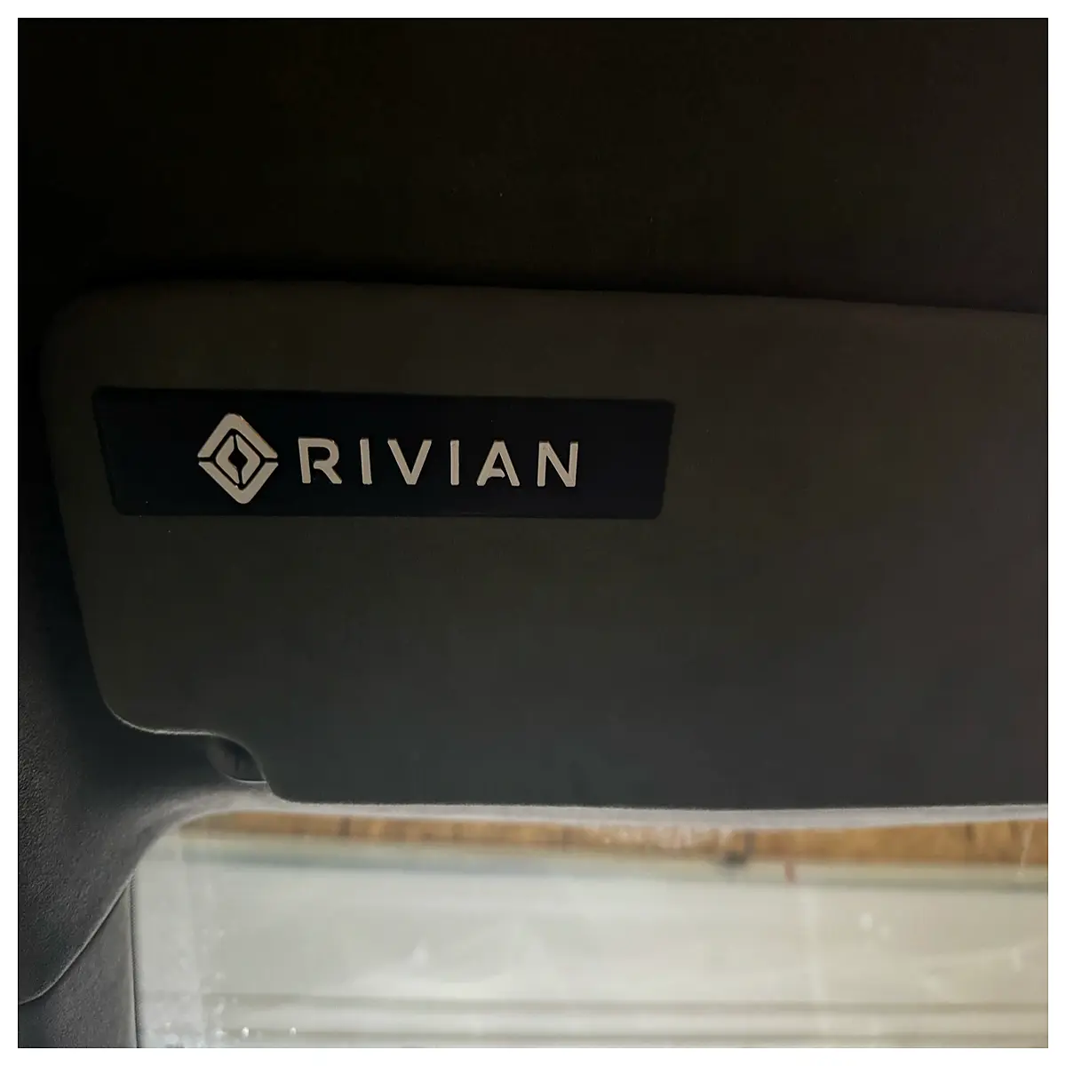Rivian Sunroof Airbag Cover Warning Panel Vehicle Protection Accessory Car Parts Upgrade Fitment