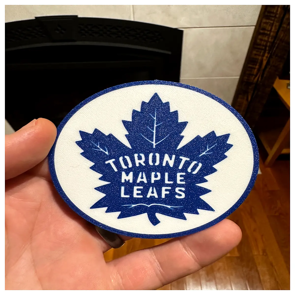 coaster set with hockey home decor fans