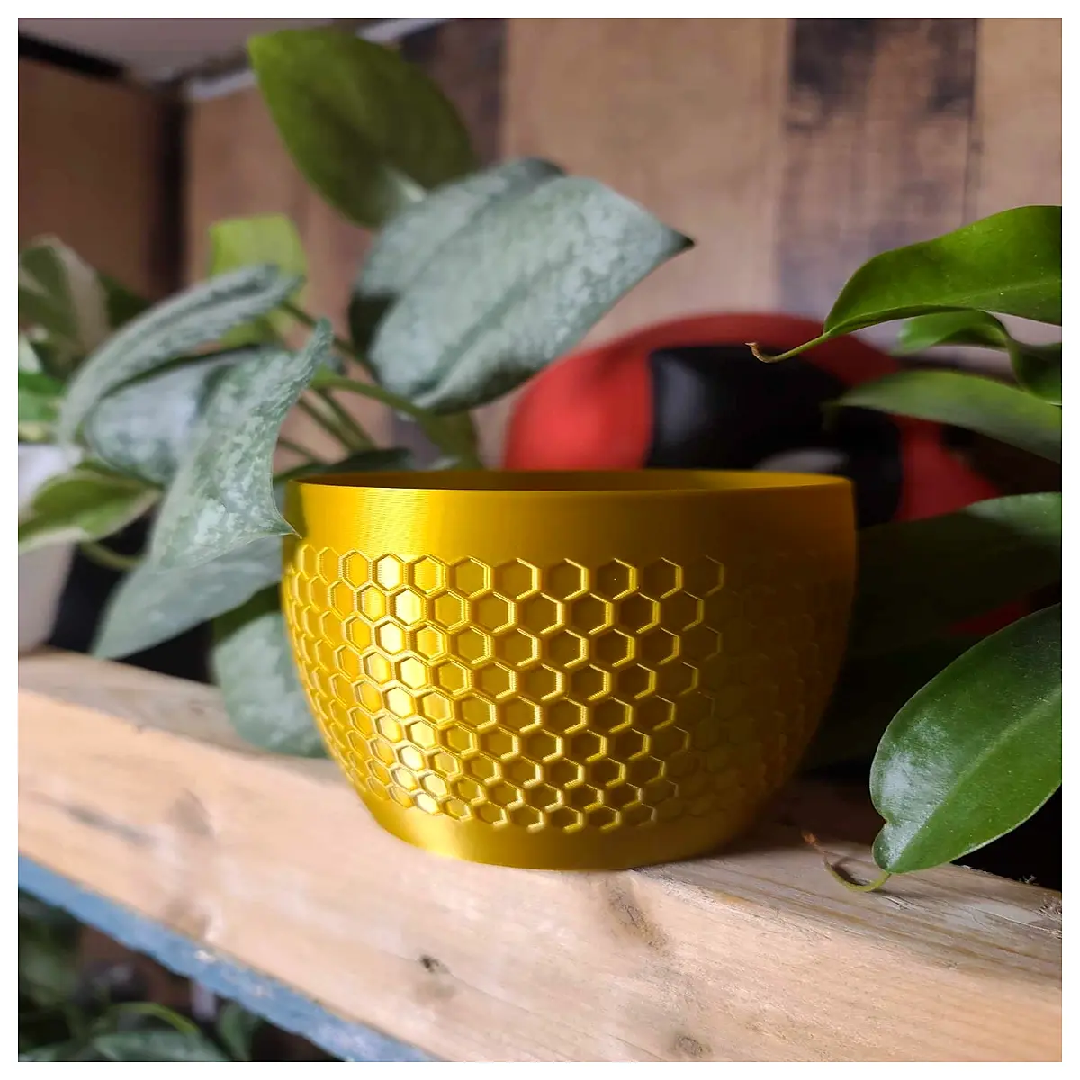Hexagonal Planter V2 Creative Garden Planter Indoor Plant Pot Succulent Planter Desktop Decoration Houseplant Container