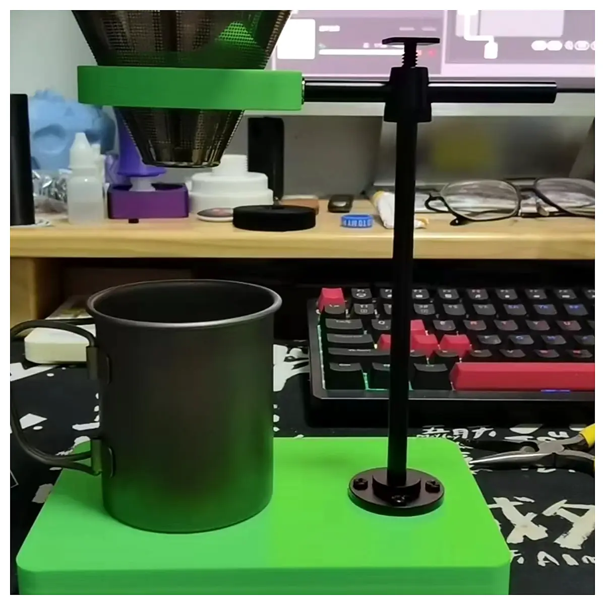 Pour Over Coffee Stand Holder Coffee Brewing Accessory Outdoor Coffee Support Filter Cup Stand Coffee Lover
