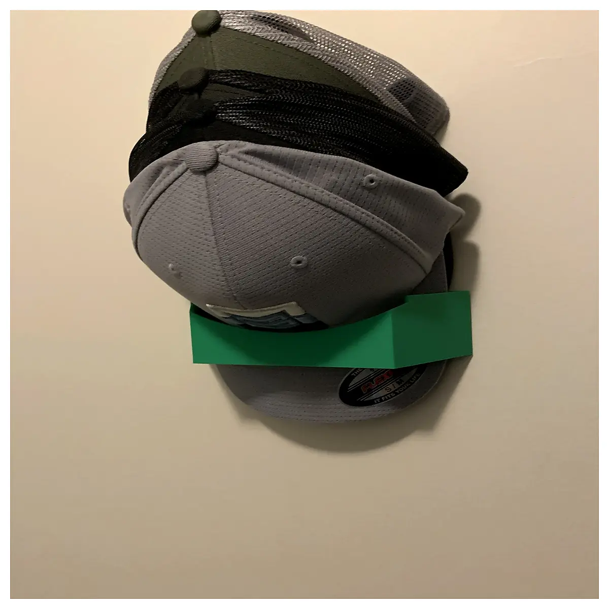 wall mounted hat rack organizer for entryway hallway storage with multiple hooks for hats scarves coats