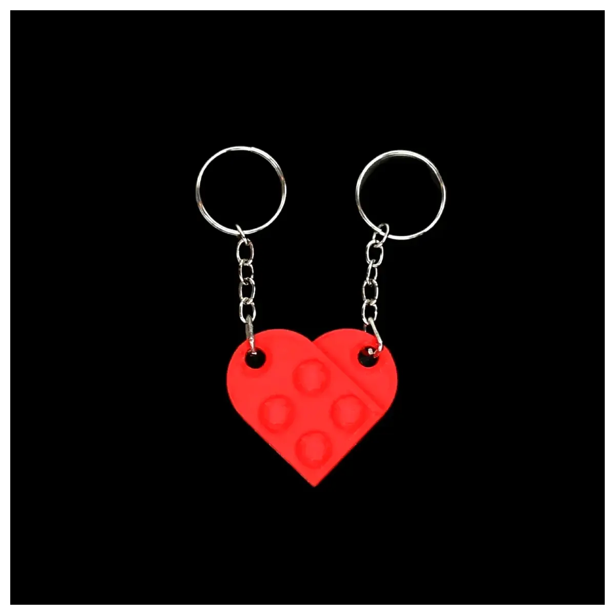 Puzzle Keychain DIY Creative Puzzle Toy Kids Educational Gift Charm Fun Keyring Brain Teaser Game