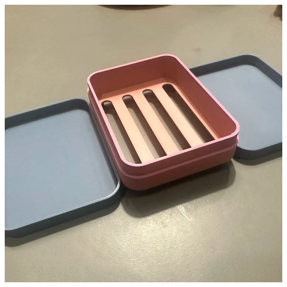 Soap Box Simple Bathroom Soap Holder Soap Dish Minimalist Kitchen Soap Storage Container Easy Soap Box