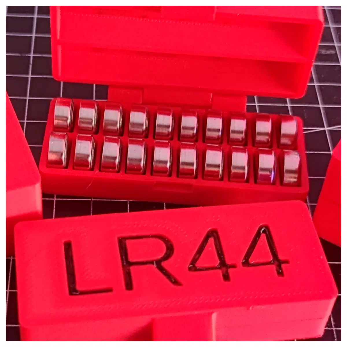 LR44 Battery Box Printer Accessories Battery Packaging Print Machine Use Battery Storage Case For LR44