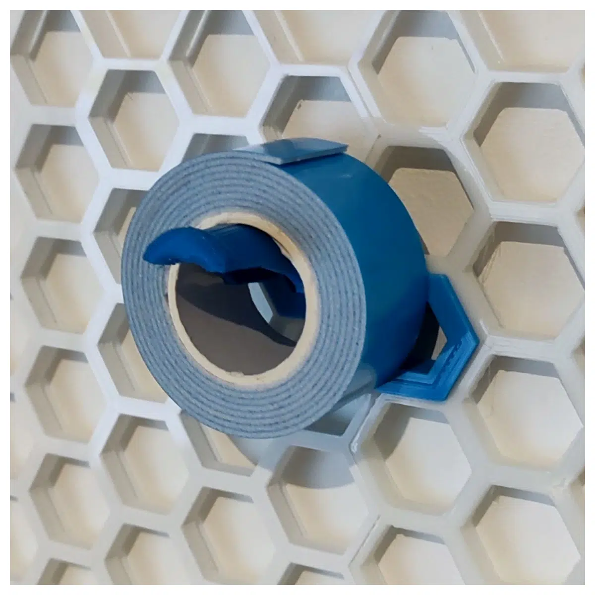 honeycomb wall tape dispenser roll holder adhesive mount organizer