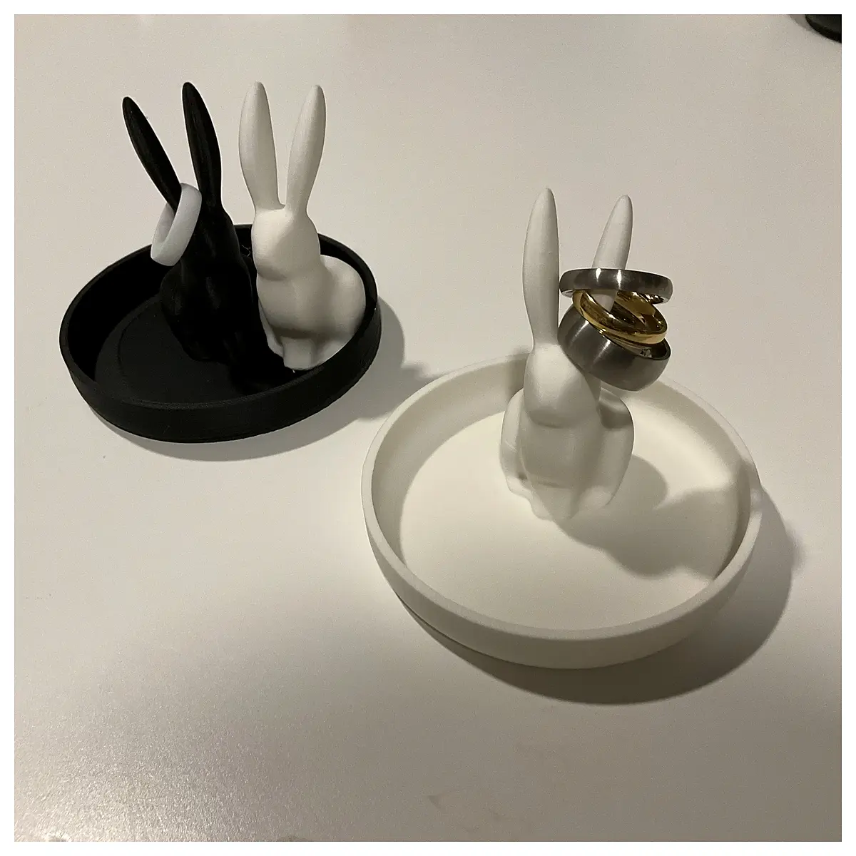Rabbit Ring Stand Tray Enhancer Storage Solutions Improve Rack Capacity for Small Animal Housing