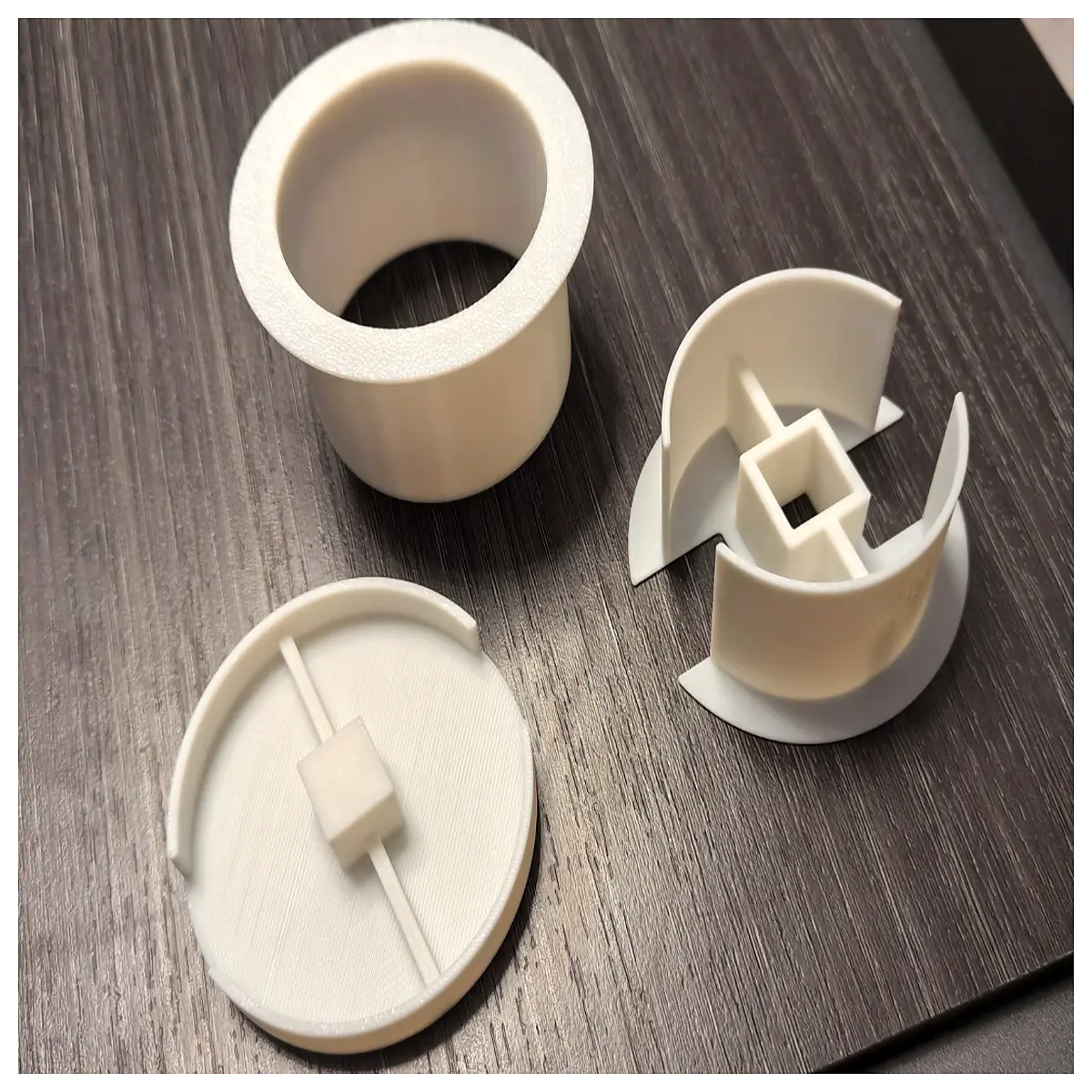desk cable grommet 65mm round hole cover plate rubber cord management organizer