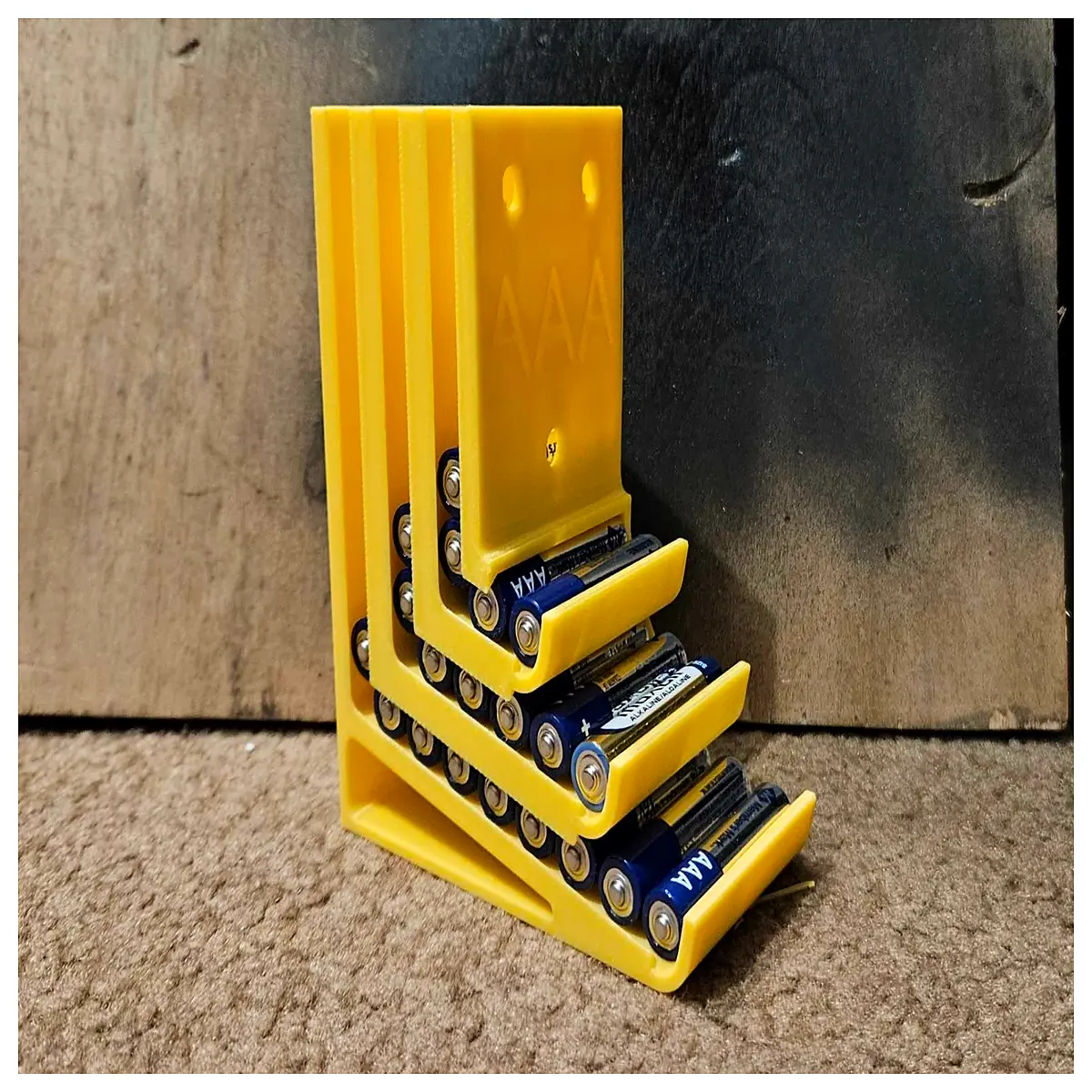 AA Battery Charger Dispenser Wall Mount Multi Port Charger Battery Box Charging Station Ideal for Home Office
