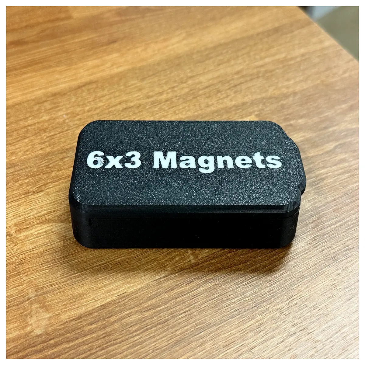 magnetic storage box for neodymium magnets 6x3mm rare magnet organizer safe keeping container