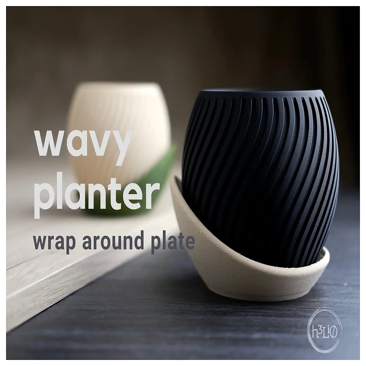 wavy edge planter saucer tray anti slip pot drip pan for succulents indoor plant pots decorative ceramic base