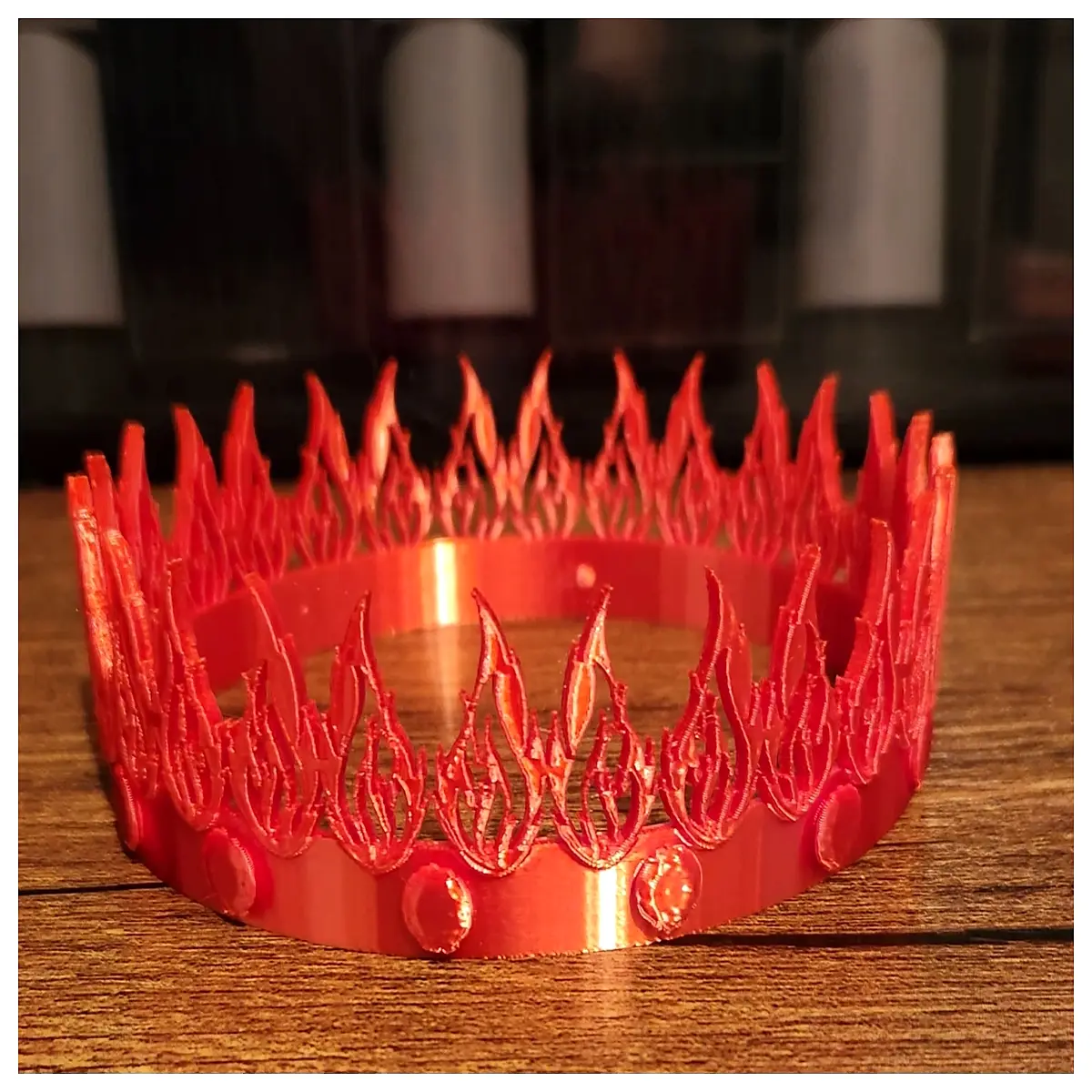 Flame Crown Boy Birthday Gift Flame Headpiece Party Decoration Role Play Toy Accessory Fiery Crown Costume